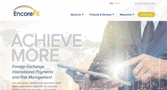 Desktop Screenshot of encorefx.com